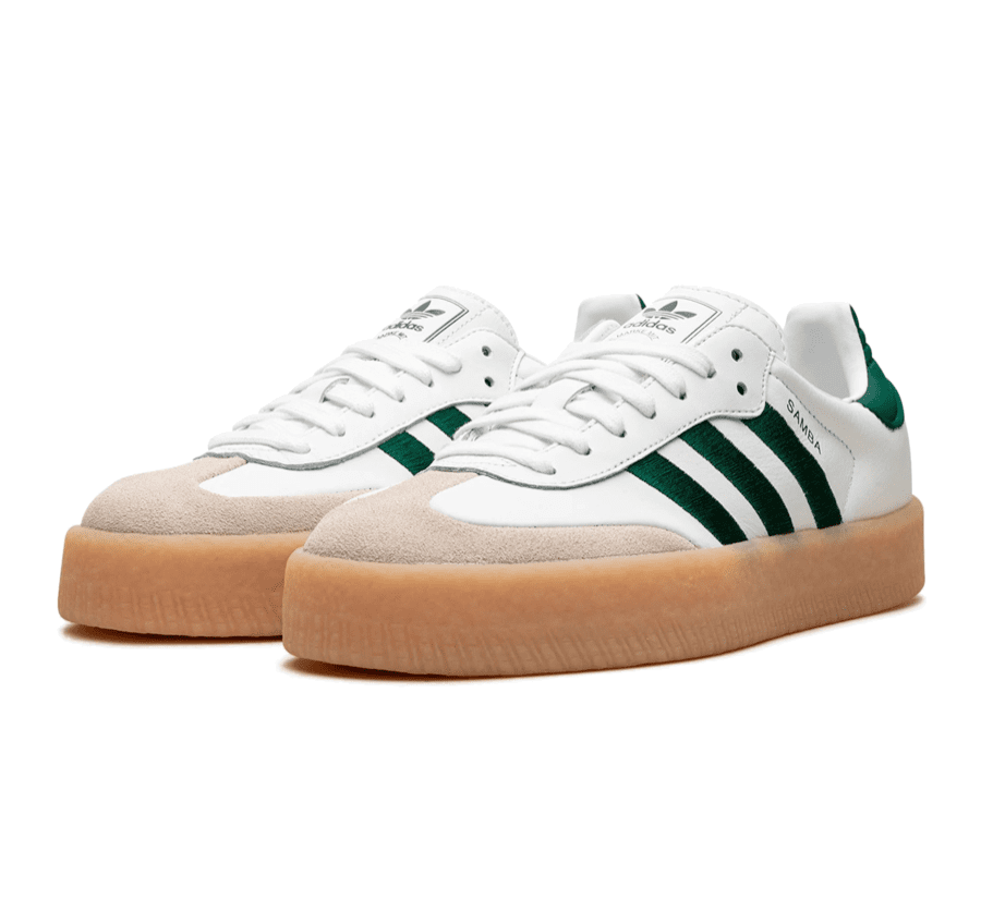 Adidas Sambae White Green Gum
