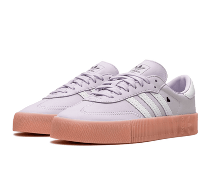 Adidas samba rose trainers white black glory pink shop
