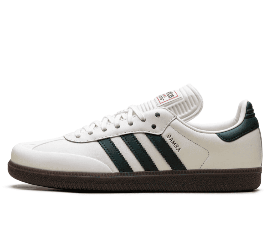 Adidas Samba OG x Bape - World Cup Pack White Forest - weiß grüner Sneaker