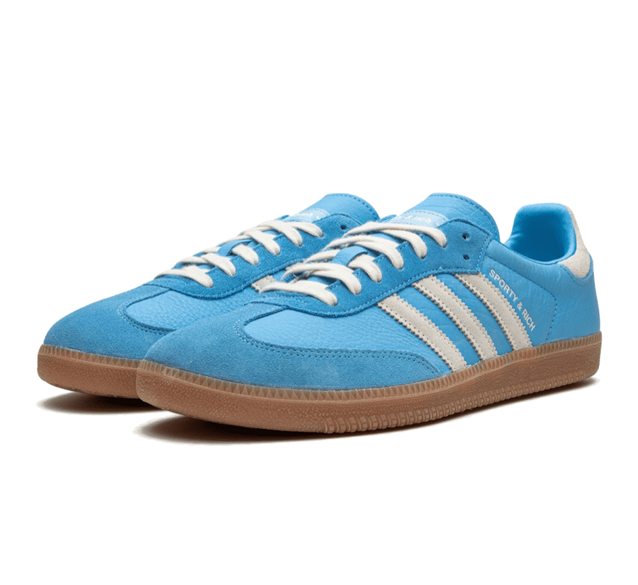 Adidas Samba OG x Sporty & Rich 'Blue Grey'