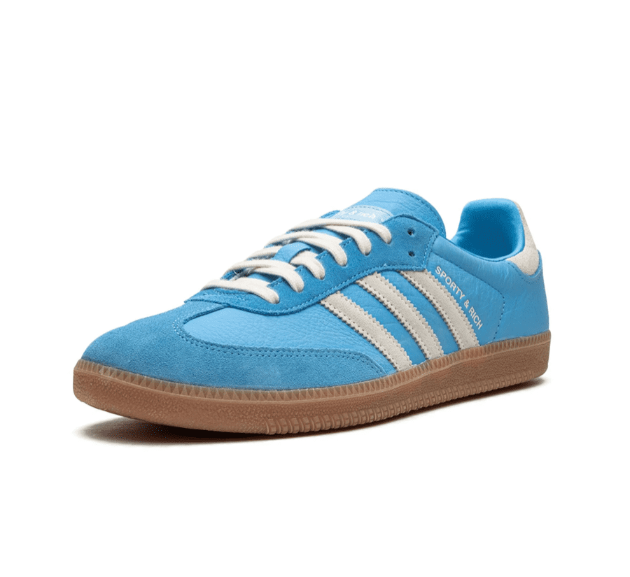 Adidas Samba OG x Sporty & Rich 'Blue Grey'