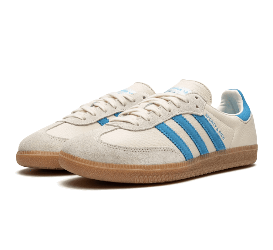 Adidas Samba OG x Sporty & Rich 'Cream Blue'