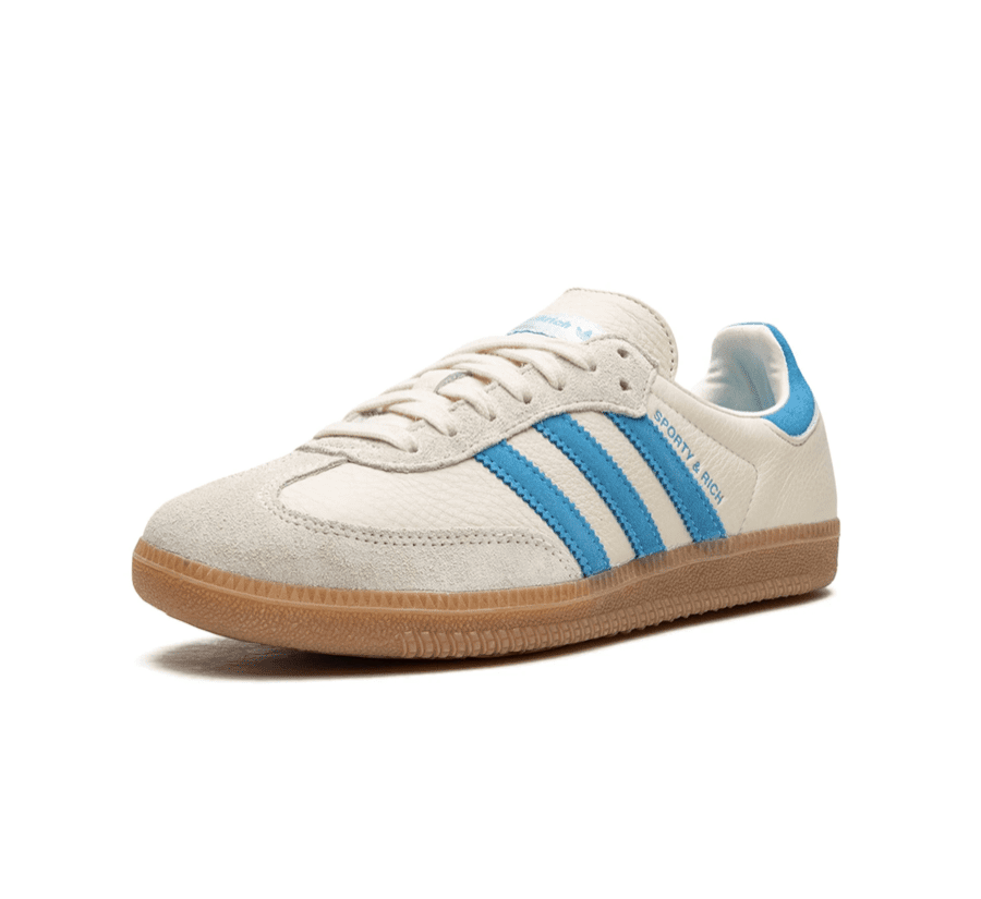 Adidas Samba OG x Sporty & Rich 'Cream Blue'