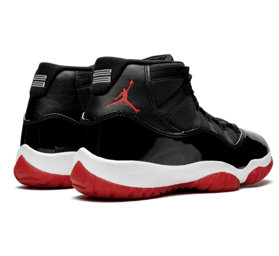 Air Jordan 11 Bred - schwarz roter Sneaker