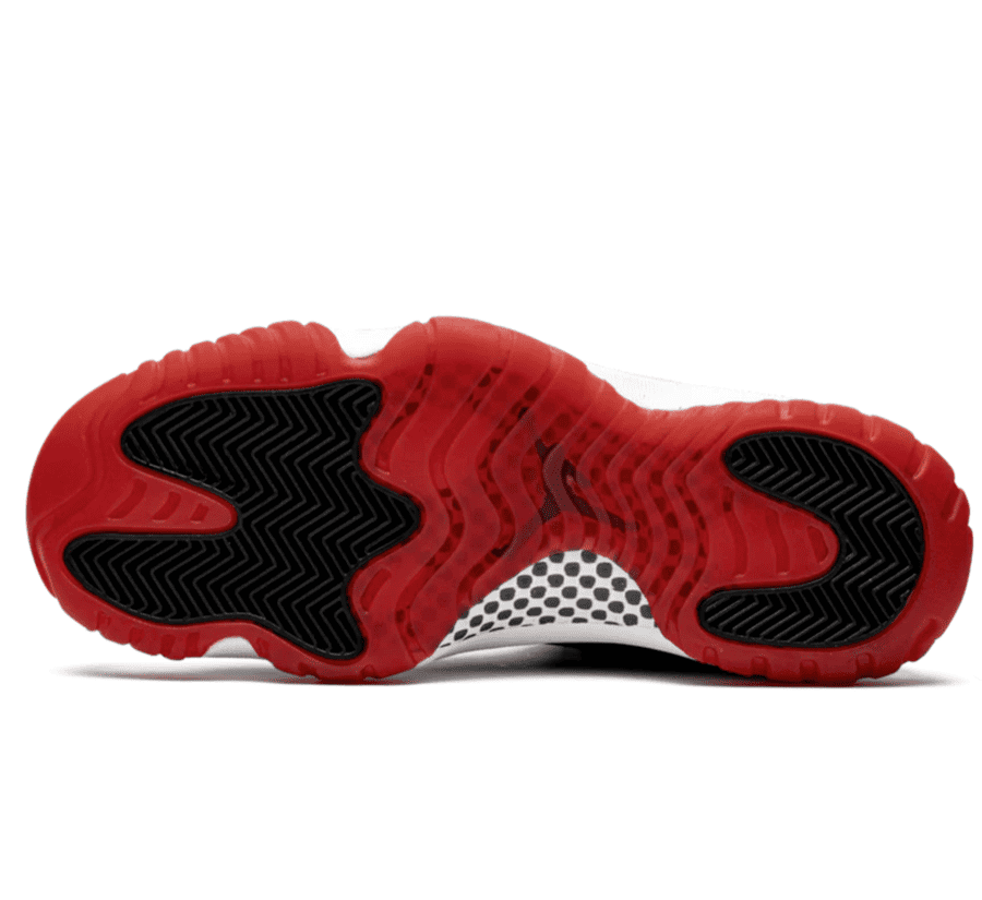 Air Jordan 11 Bred - schwarz roter Sneaker