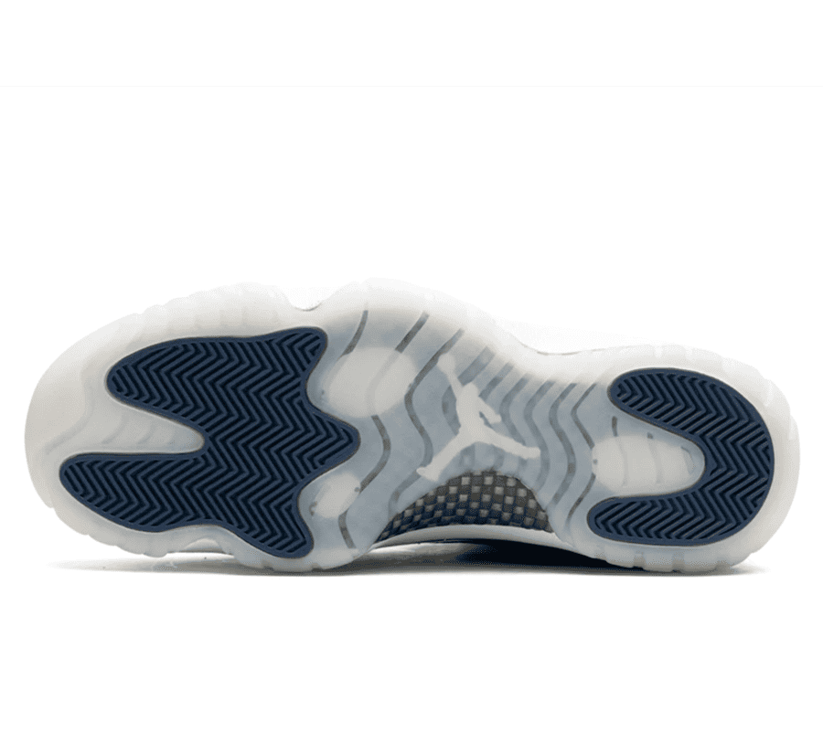 Air Jordan 11 Low Diffused Blue - blau weißer Sneaker