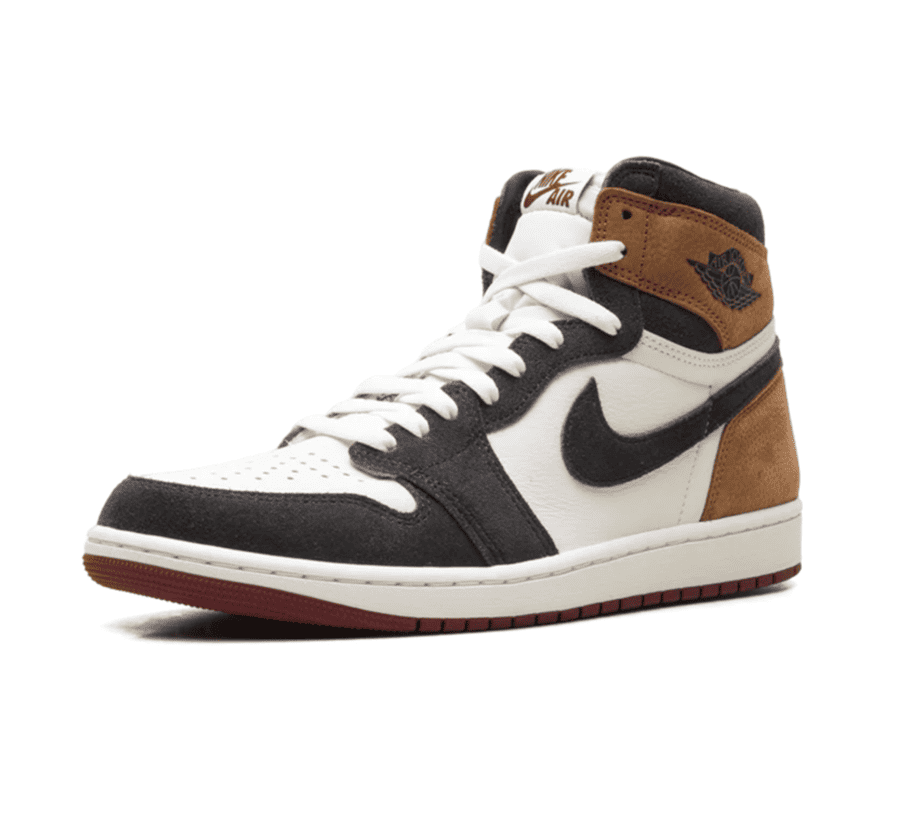 Air Jordan 1 High OG Love Letter einzelner Schuh seitlich