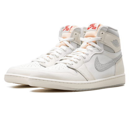 Air Jordan 1 High OG Sail University Red - weiß grauer Sneaker