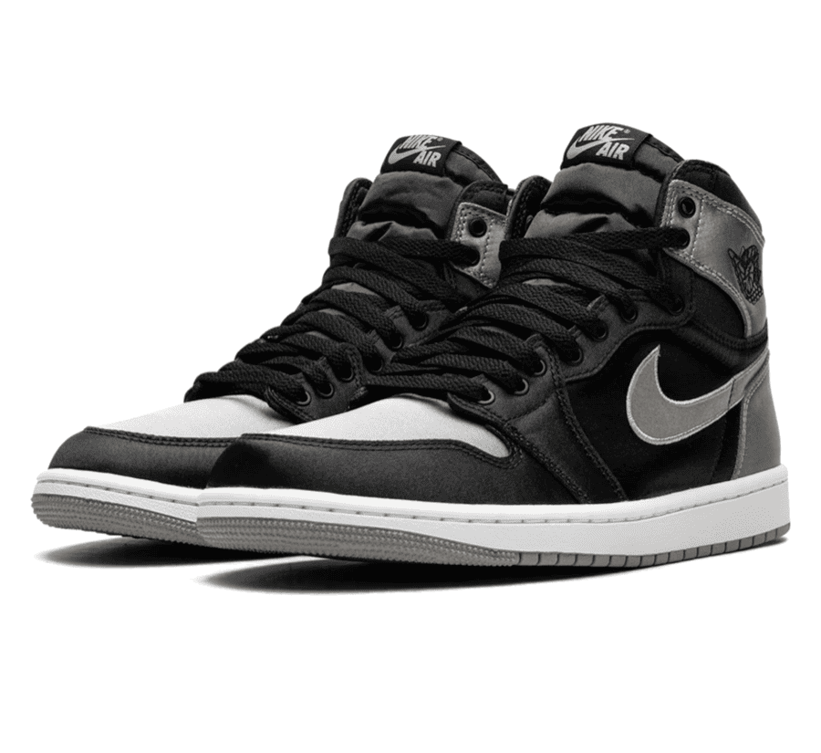 Air Jordan 1 High OG Satin Shadow (W) - schwarz grauer Sneaker