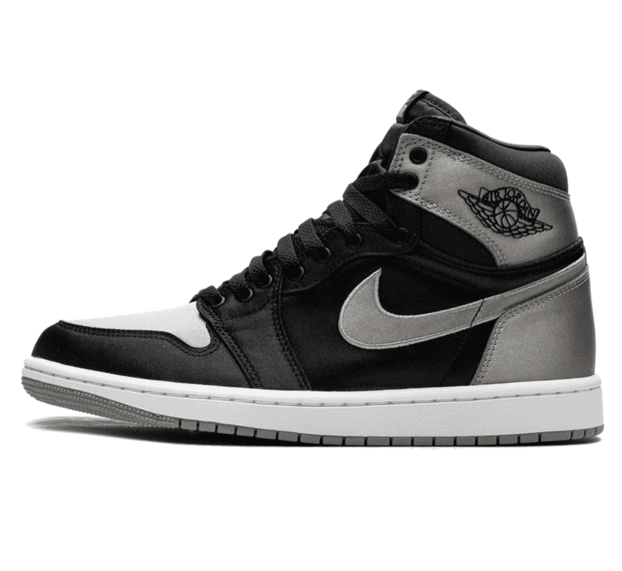 Air Jordan 1 High OG Satin Shadow (W) - schwarz grauer Sneaker