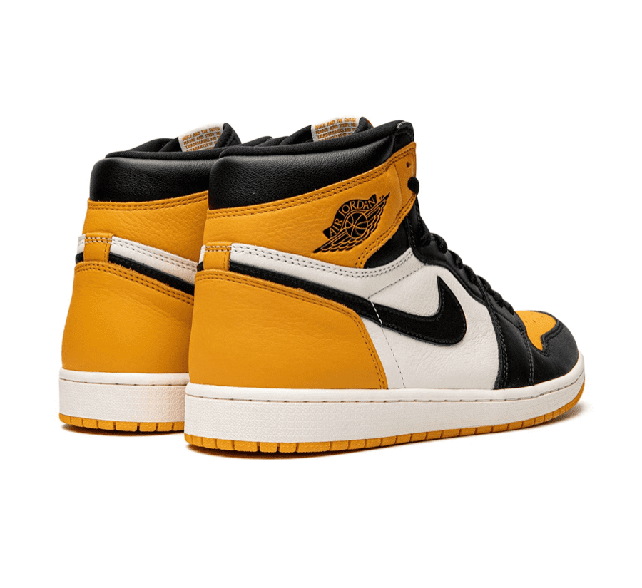 Air Jordan 1 High OG Taxi Yellow Toe Neu Authentifiziert Unisex CARPET KICKS