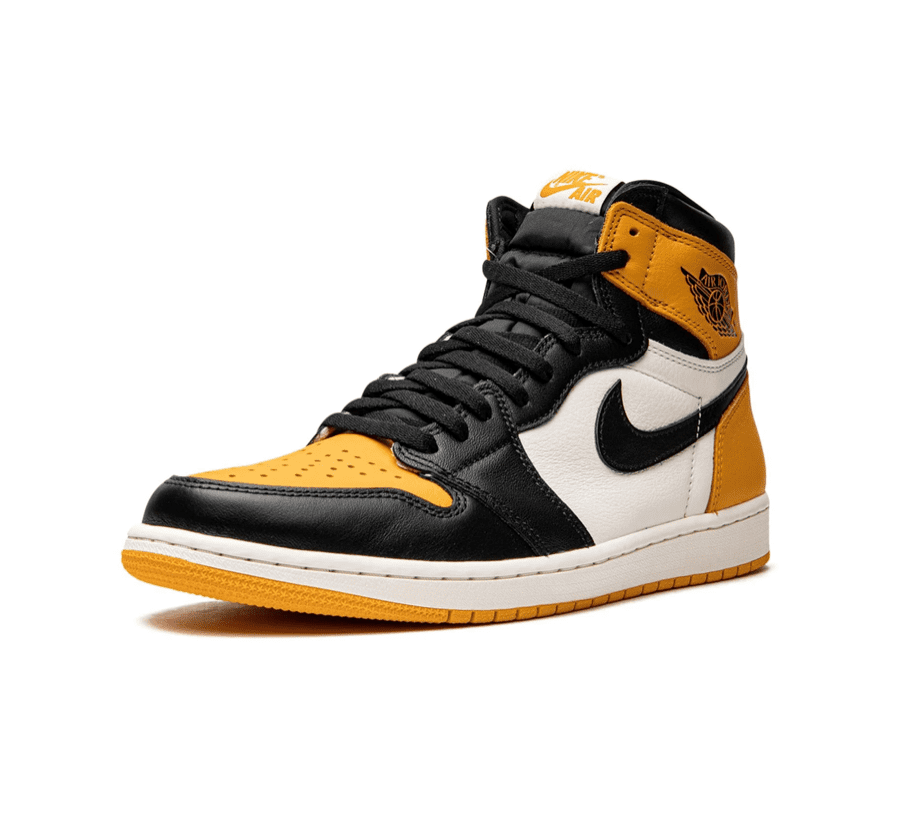 Jordan 1 yellow toe high hot sale