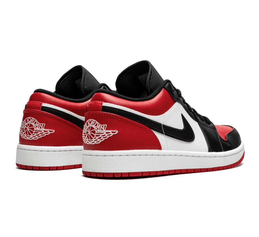 Air Jordan 1 Low Bred Toe Neu Authentifiziert Unisex CARPET KICKS
