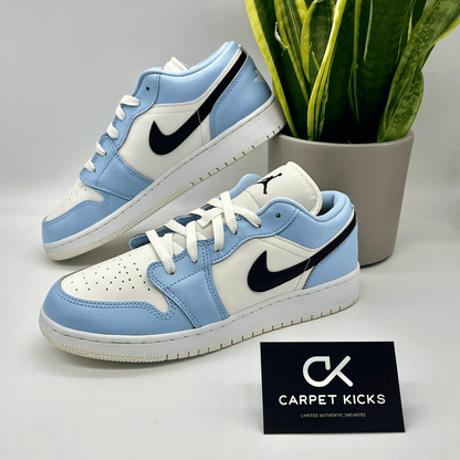 Air Jordan 1 Low Ice Blue - CARPET KICKS
