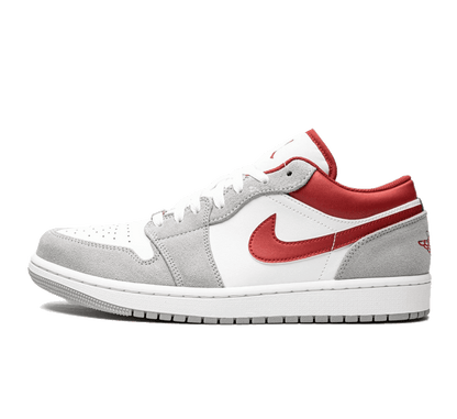 Air Jordan 1 Low Light Smoke Grey Gym Red