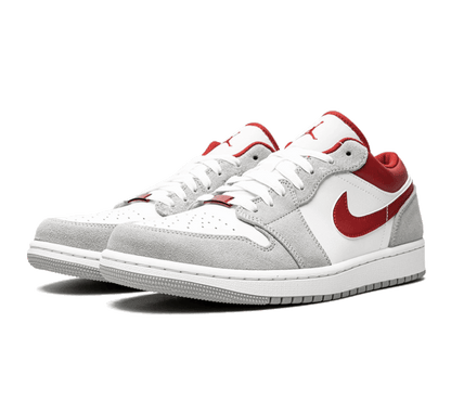 Air Jordan 1 Low Light Smoke Grey Gym Red