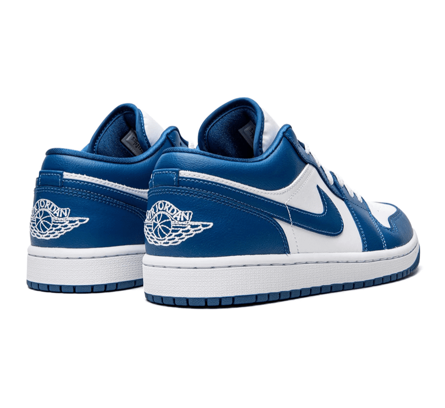 Air Jordan 1 Low Marina Blue Hinten
