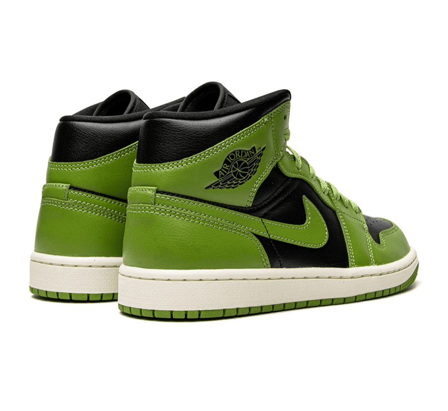 Air Jordan 1 Mid Altitude Green Hinten