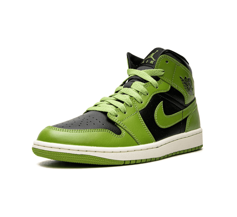 Air Jordan 1 Mid Altitude Green Seitlich