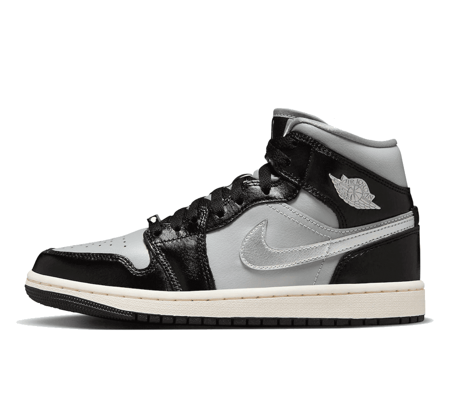 Air Jordan 1 Mid Black Chrome