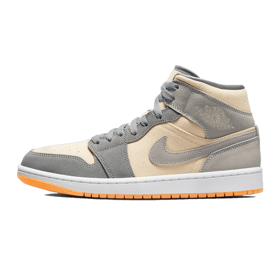 Air Jordan 1 Mid Coconut Milk Particle Grey