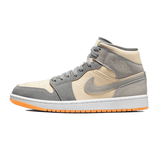 Air Jordan 1 Mid Coconut Milk Particle Grey