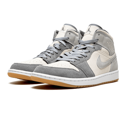 Air Jordan 1 Mid Coconut Milk Particle Grey
