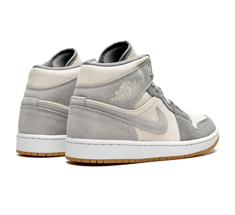 Air Jordan 1 Mid Coconut Milk Particle Grey