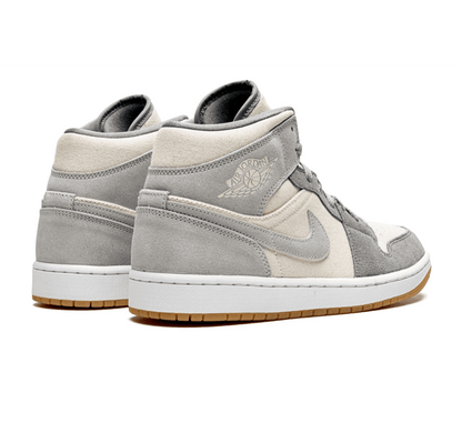Air Jordan 1 Mid Coconut Milk Particle Grey