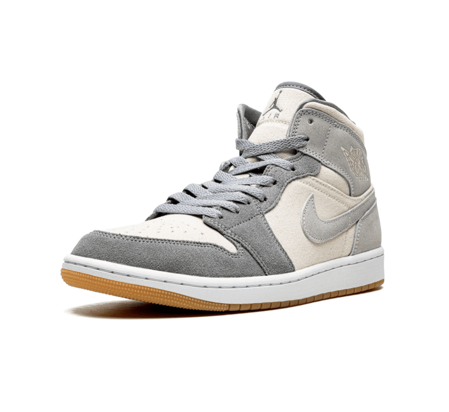 Air Jordan 1 Mid Coconut Milk Particle Grey