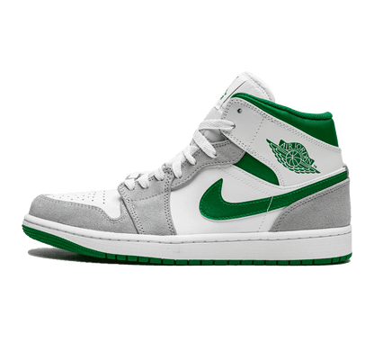 Air Jordan 1 Mid Green Grey