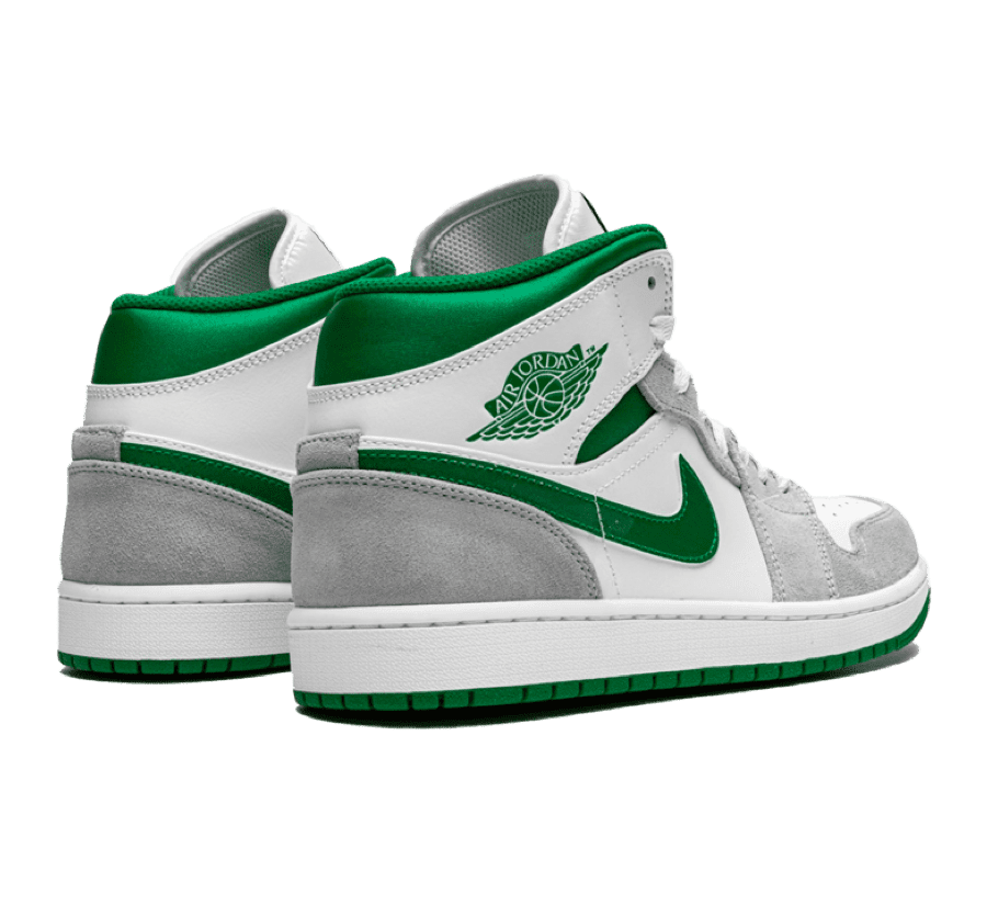 Air Jordan 1 Mid Green Grey