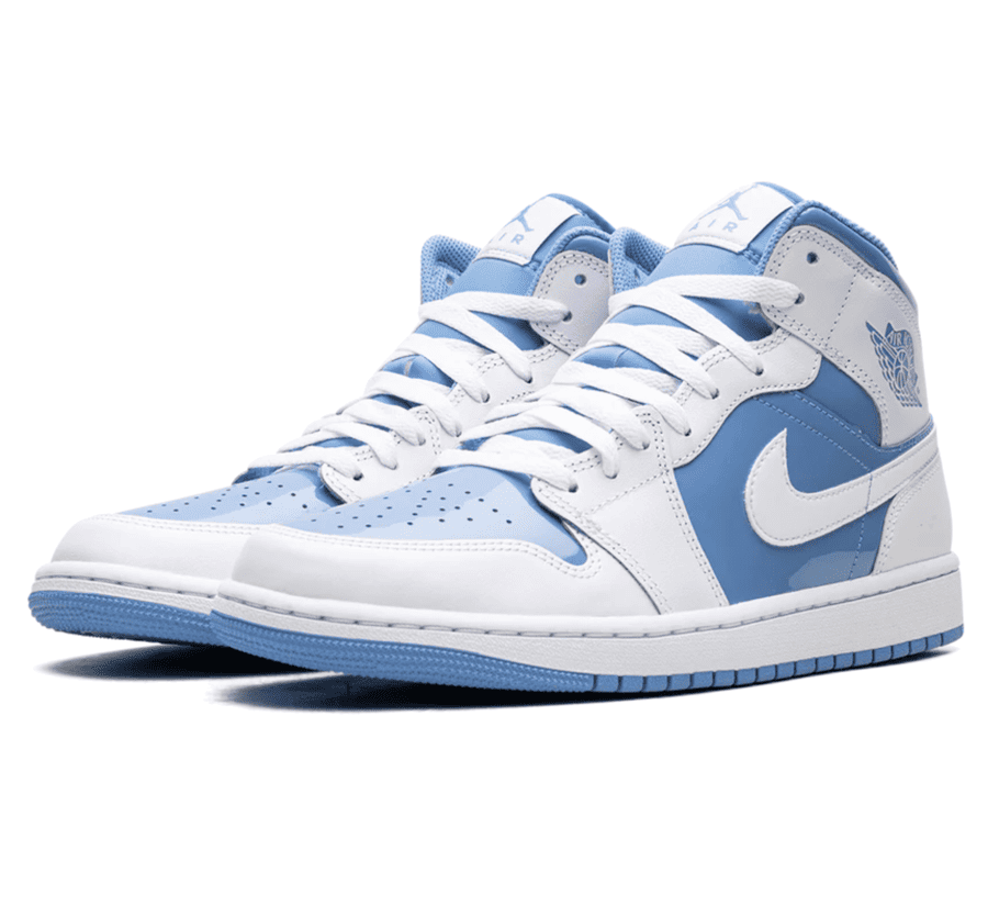Air Jordan 1 Mid Legend Blue - weiß blauer Sneaker