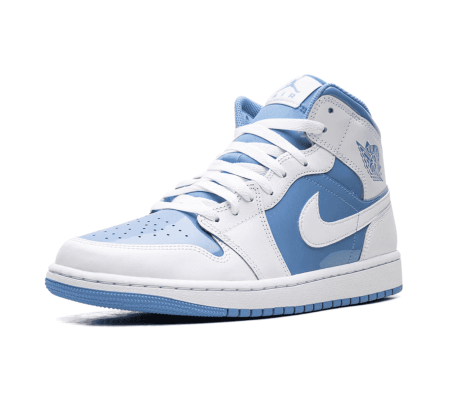 Air Jordan 1 Mid Legend Blue - weiß blauer Sneaker