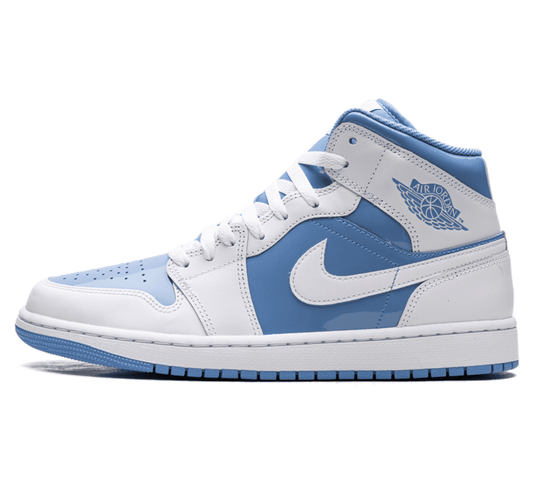 Air Jordan 1 Mid Legend Blue - weiß blauer Sneaker