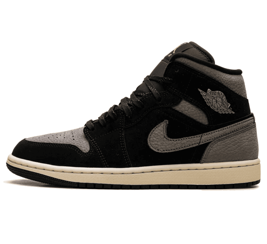 Air Jordan 1 Mid SE Olive Grey IB7110-002 Paar vorne Perspektive