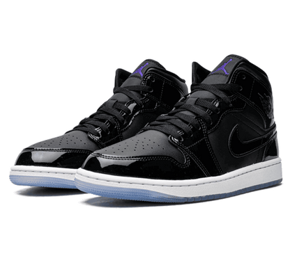 Air Jordan 1 Mid Space Jam - schwarzer Sneaker