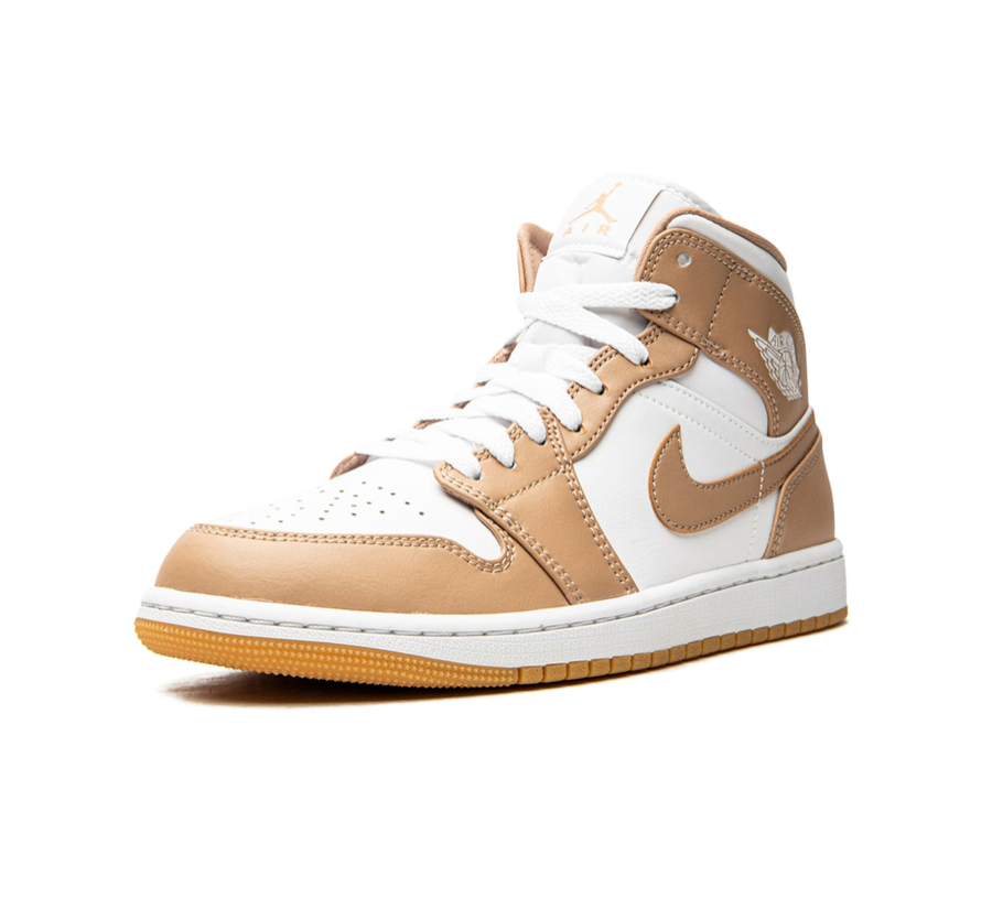 Air Jordan 1 Mid Tan Gum