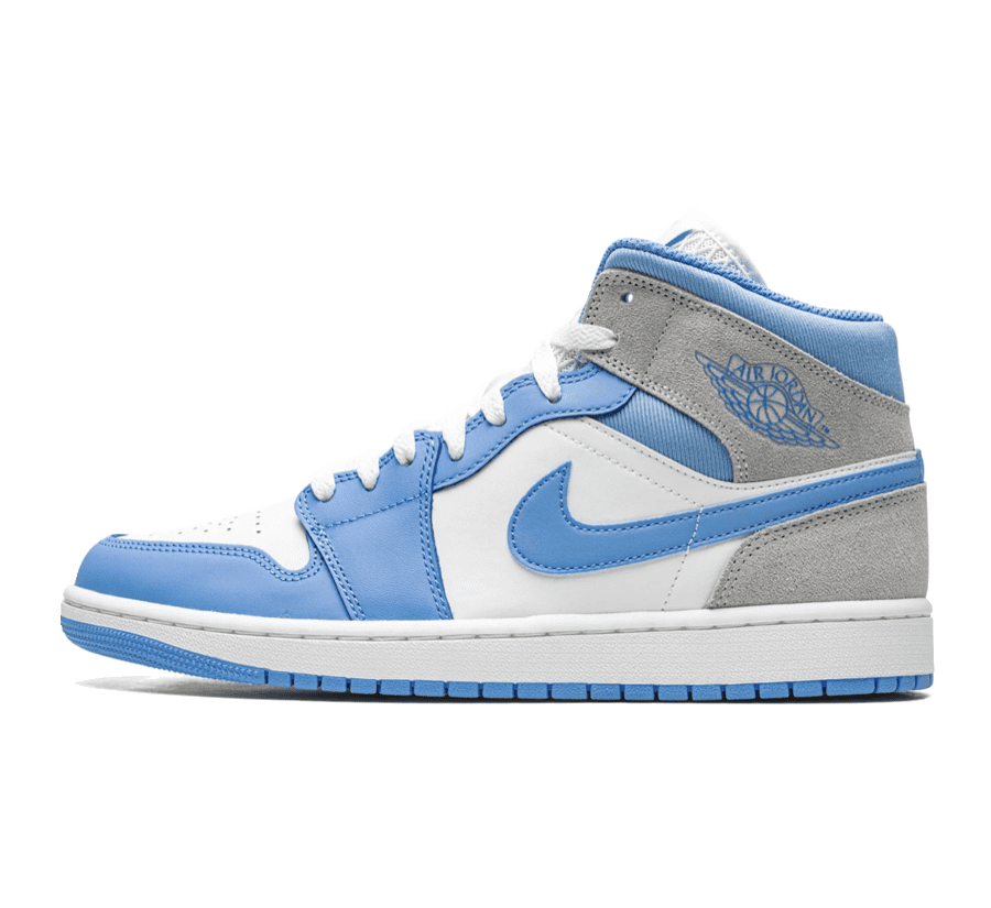 Air Jordan 1 Mid University Blue Grey