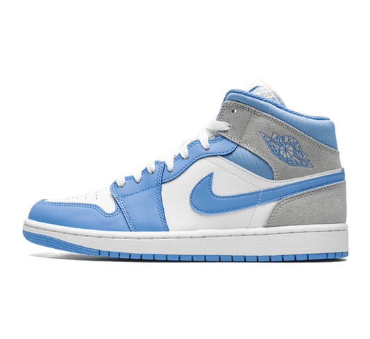 Air Jordan 1 Mid University Blue Grey