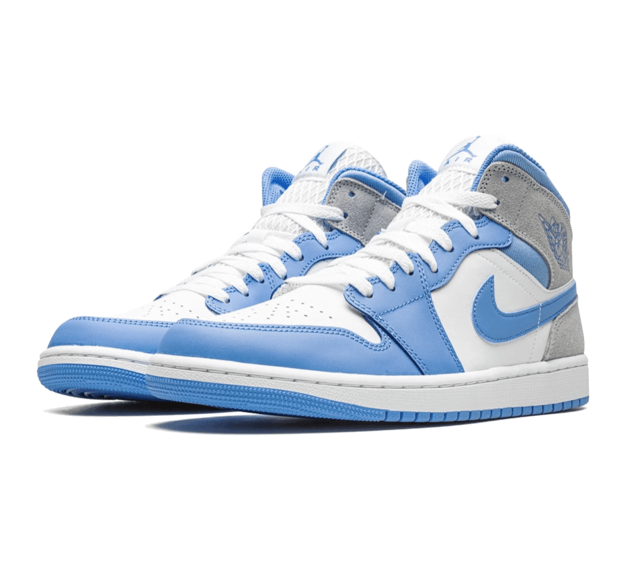 Air Jordan 1 Mid University Blue Grey