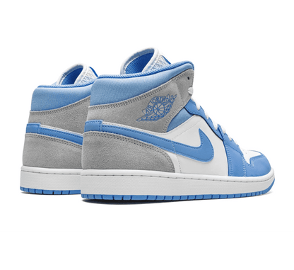 Air Jordan 1 Mid University Blue Grey
