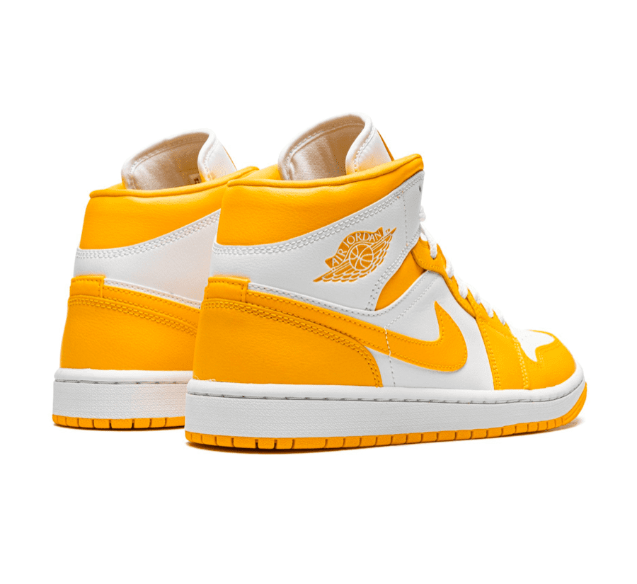 Air Jordan 1 Mid White University Gold (W)
