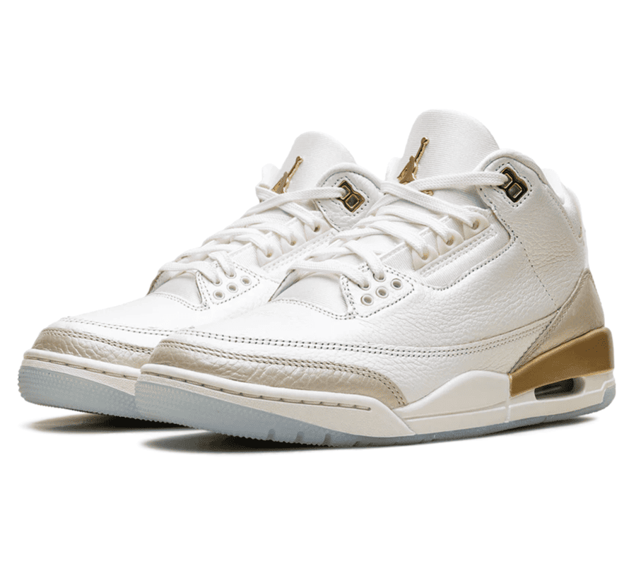Air Jordan 3 Champagne And Oysters (W) - weiß beiger Sneaker
