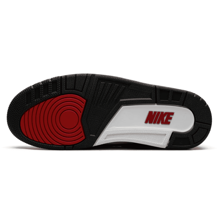 Air Jordan 3 x Levi’s Black Denim Outsole Gummisohle Profil