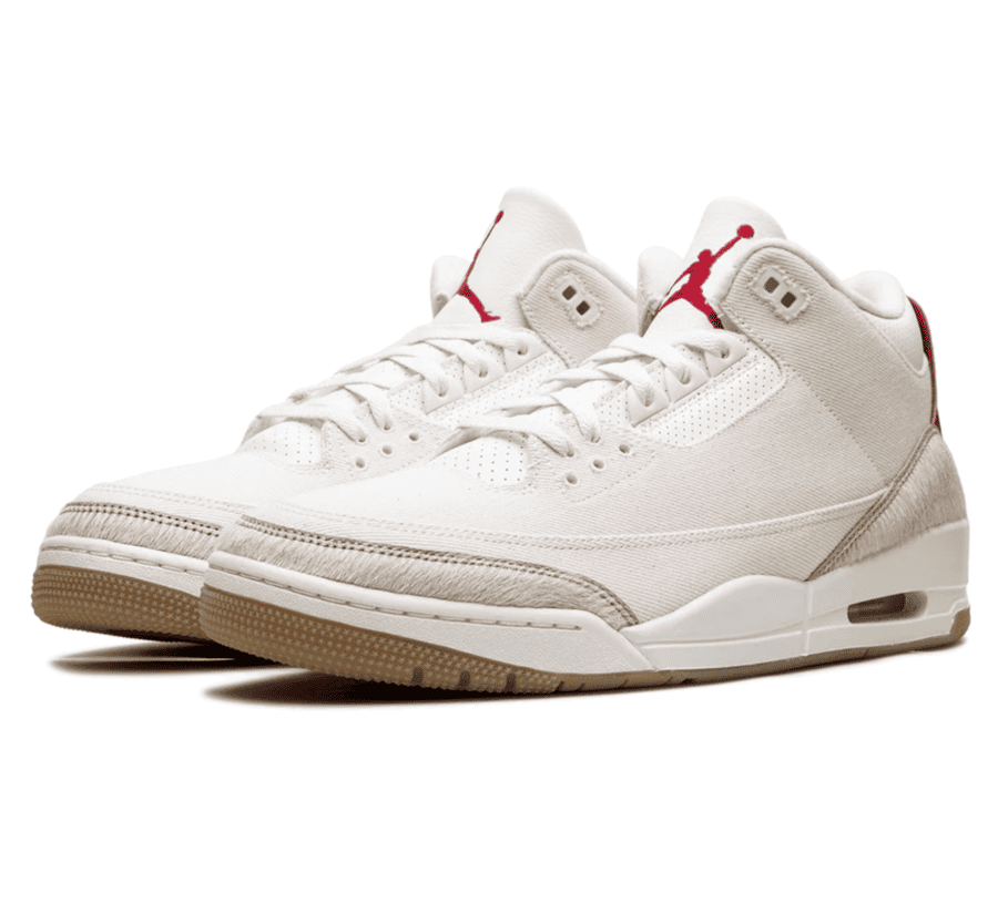Air Jordan 3 x Levi’s Lunar New Year Seitenansicht mit Denim Upper