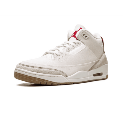 Air Jordan 3 x Levi’s Lunar New Year einzelner Sneaker seitlich Pony Hair Detail