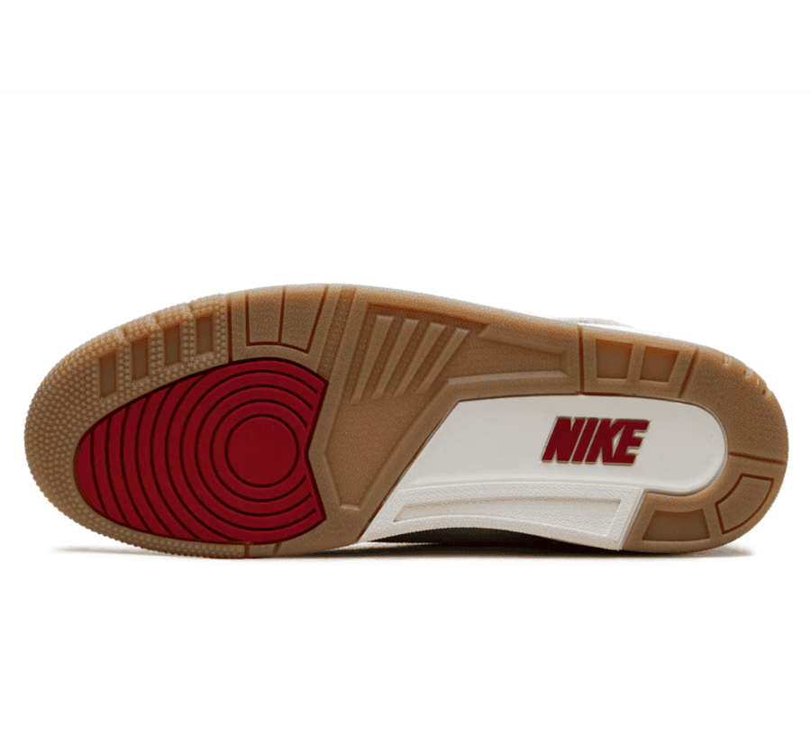 Air Jordan 3 x Levi’s Lunar New Year Outsole Gummisohle Profil