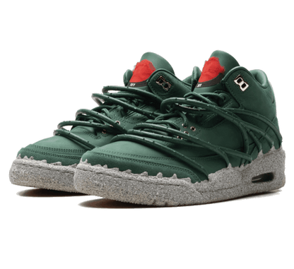 Air Jordan 3 x Teyana Taylor Concrete Rose Seitenansicht mit TPU Vines