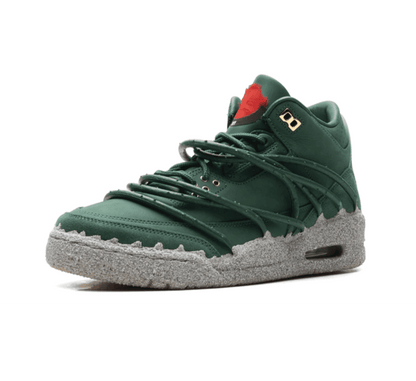 Air Jordan 3 x Teyana Taylor Concrete Rose einzelner Sneaker seitlich